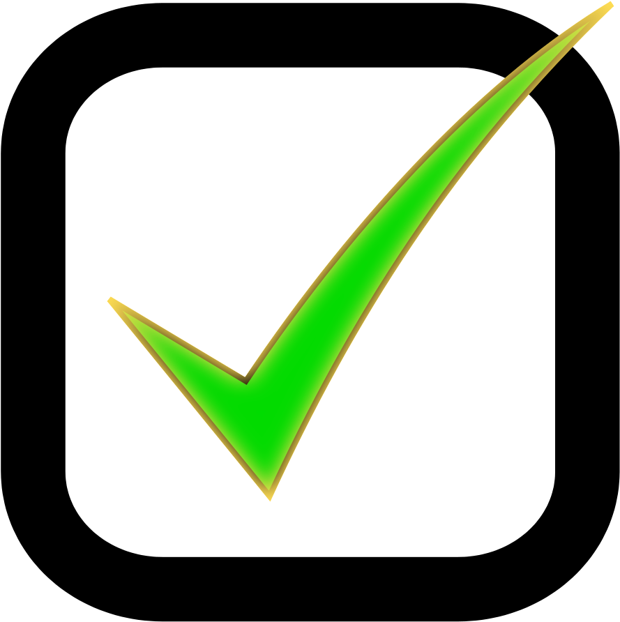 Green Checkmark Icon PNG Image