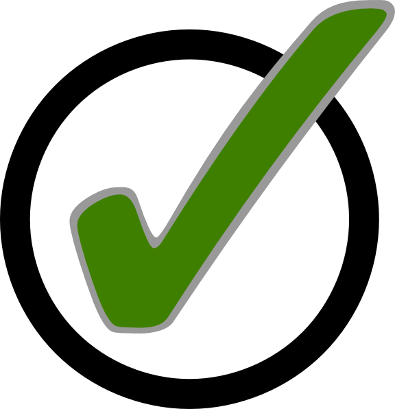 Green Checkmark Icon PNG Image