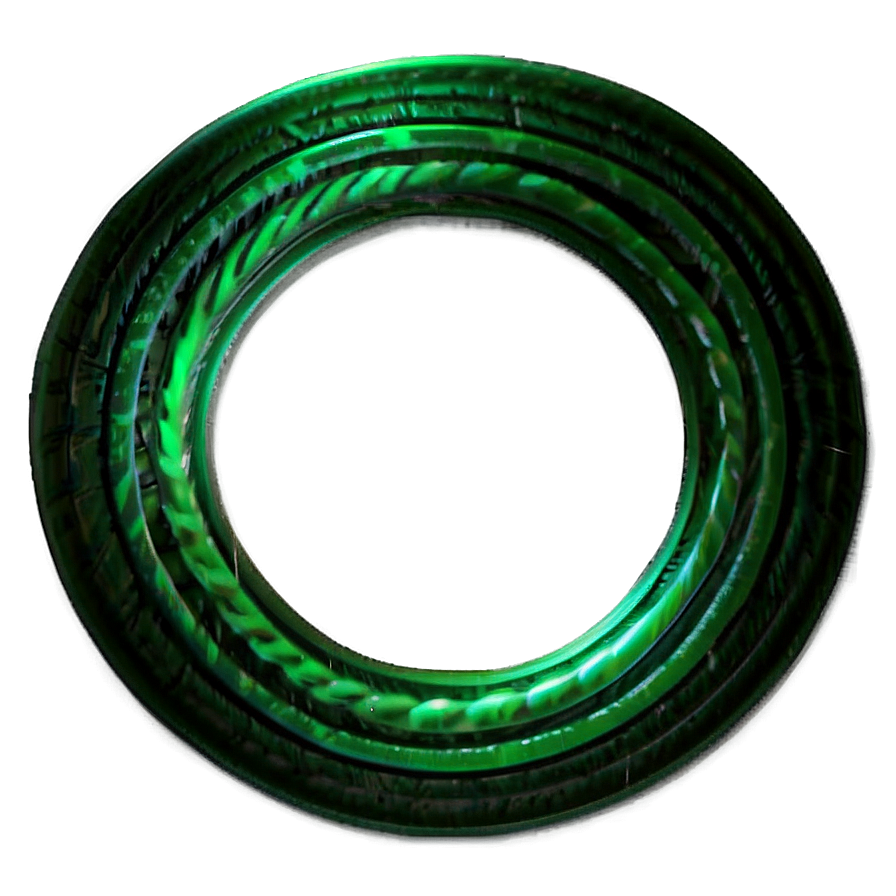 Green Circle Design Png Iqr PNG Image