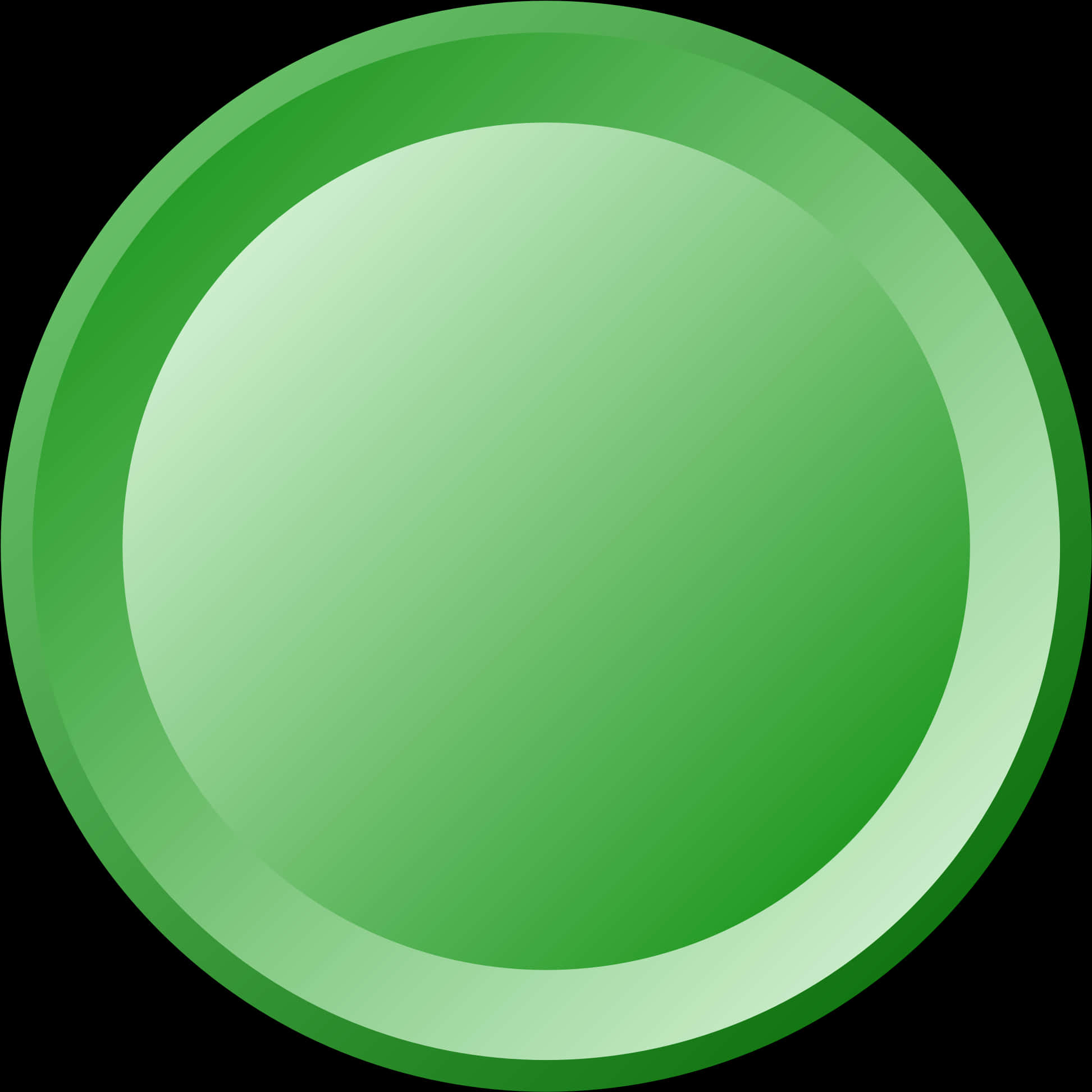 Green Circle Icon PNG Image