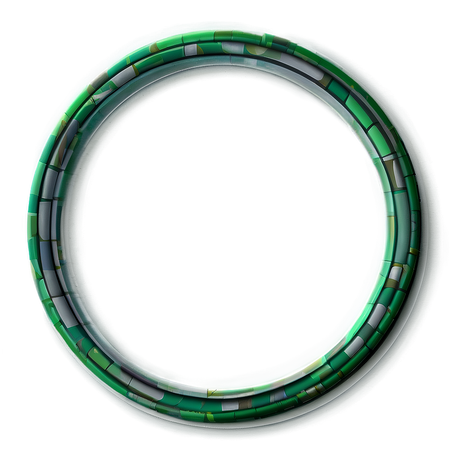 Green Circle Pattern Png Exh PNG Image