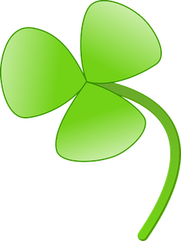 Green Clover Illustration PNG Image