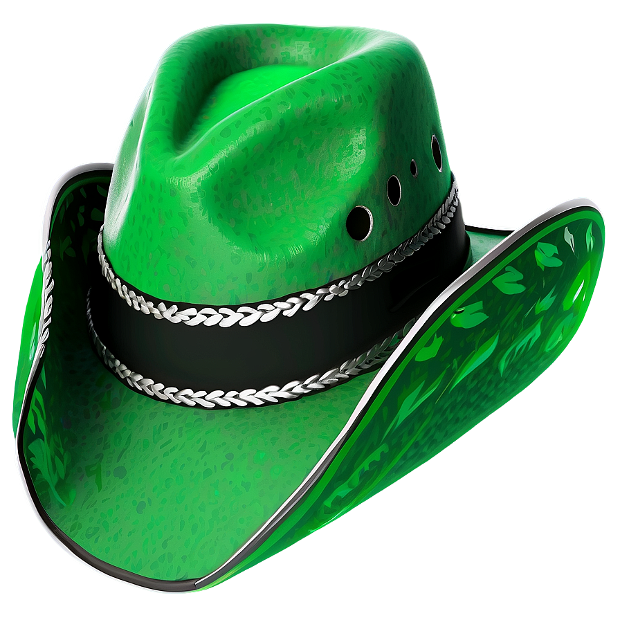 Green Cowboy Hat Transparent Png Qno PNG Image