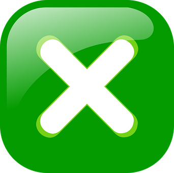 Green Cross Icon PNG Image