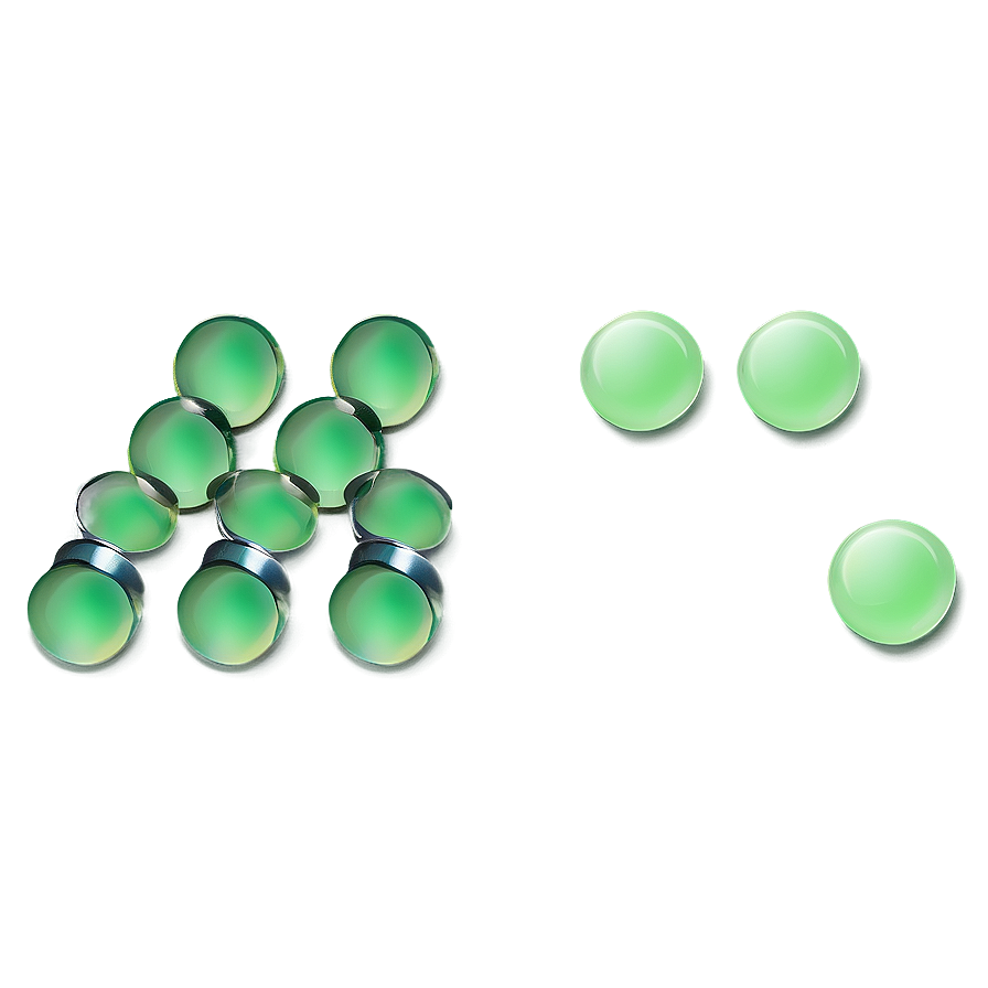 Green Dot D PNG Image