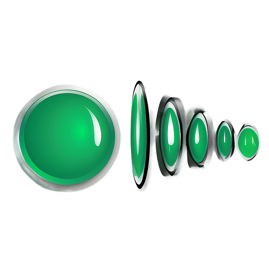 Green Dot Illustration Png 70 PNG Image