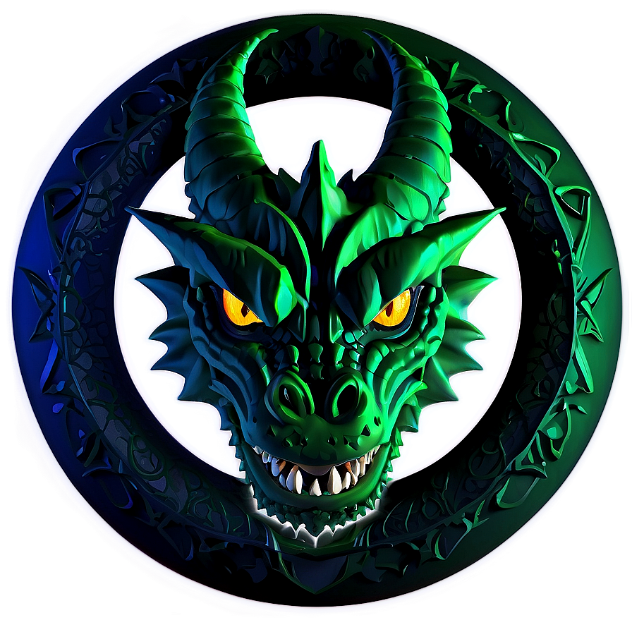 Green Dragon Emblem Png Ror36 PNG Image