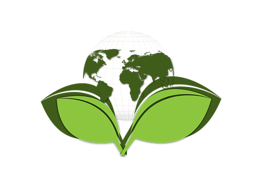 Green Earth Eco Symbol PNG Image