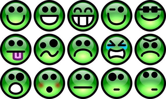 Green_ Emoji_ Collection PNG Image