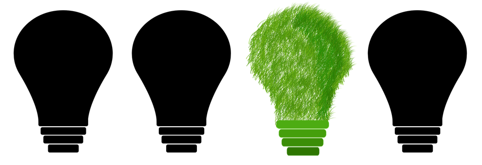 Green Energy Concept Lightbulb PNG Image