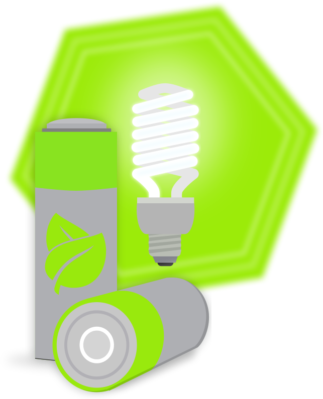 Green Energy Icons PNG Image