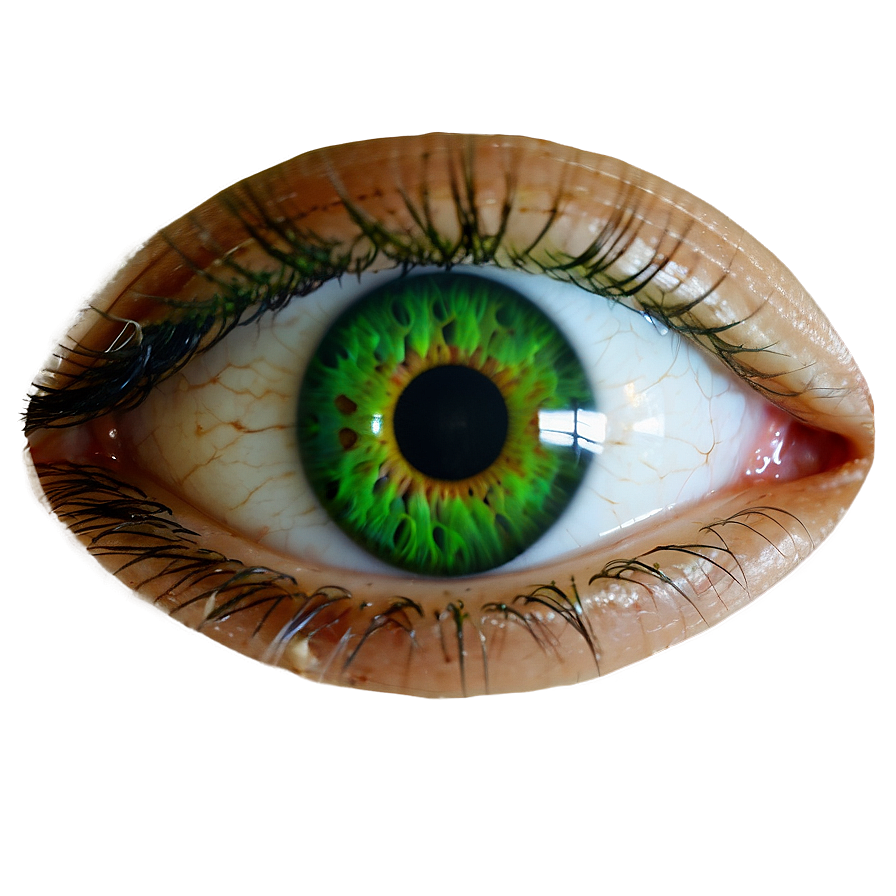 Green Eye Surrounded By Nature Png 34 PNG Image