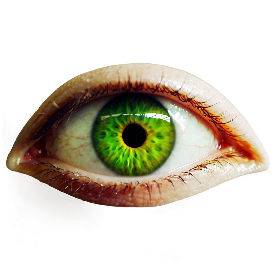 Green Eye With Reflection Png 06262024 PNG Image