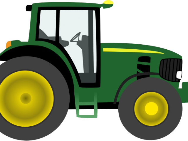 Green Farm Tractor Illustration PNG Image