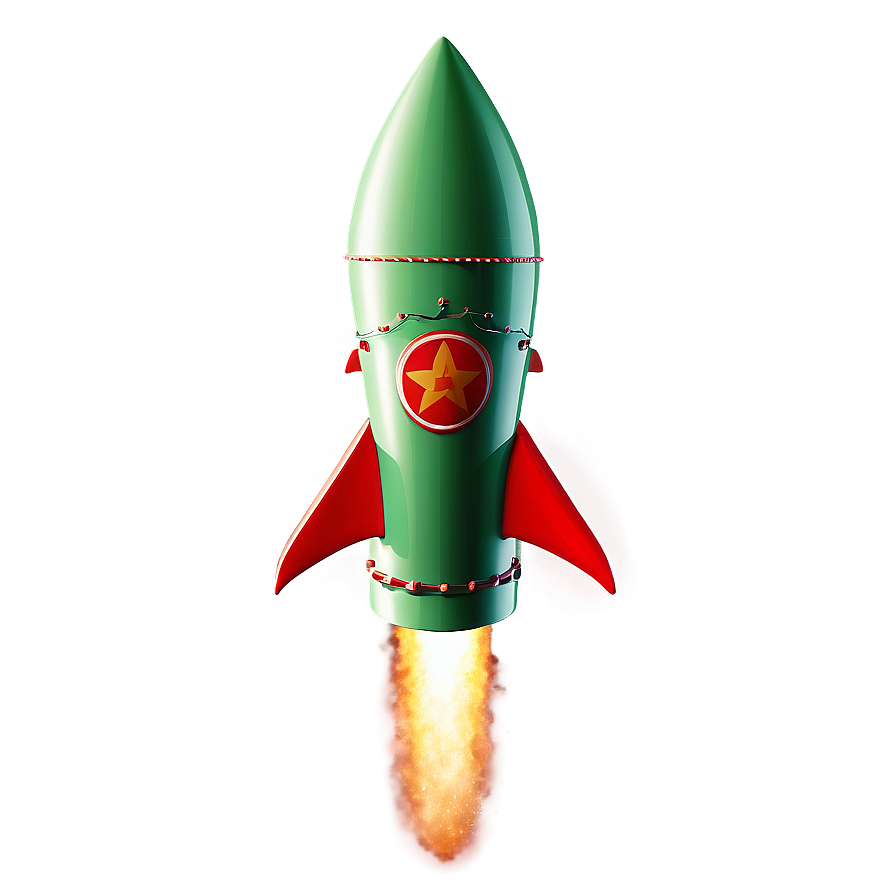 Green Firework Rocket Png Mru PNG Image