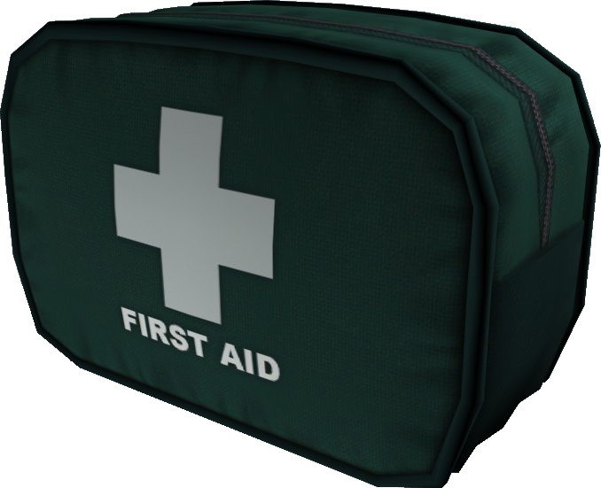 Green First Aid Kit Bag PNG Image