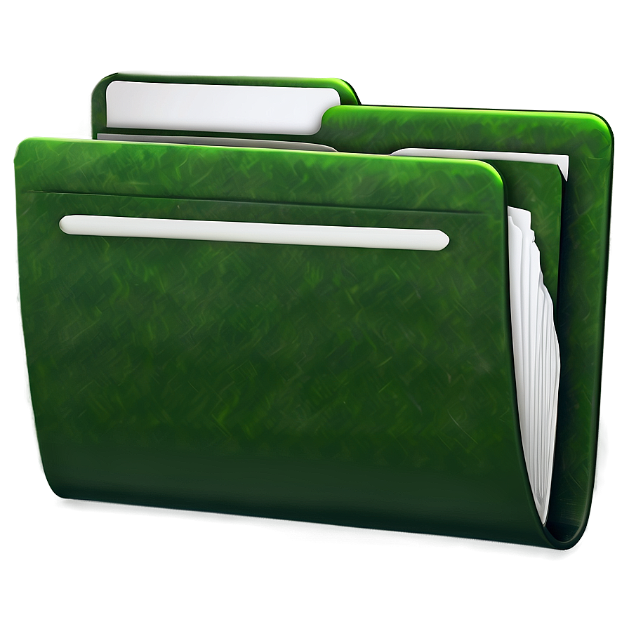 Green Folder Png 64 PNG Image