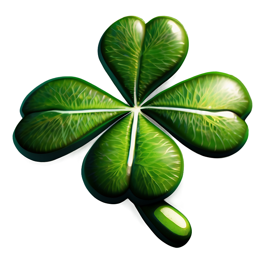 Green Four Leaf Clover Png Vix PNG Image