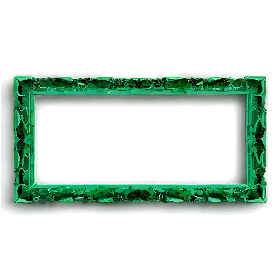 Green Frame D PNG Image