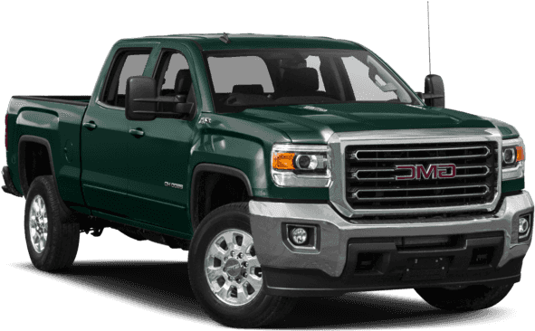 Green G M C Sierra Truck PNG Image