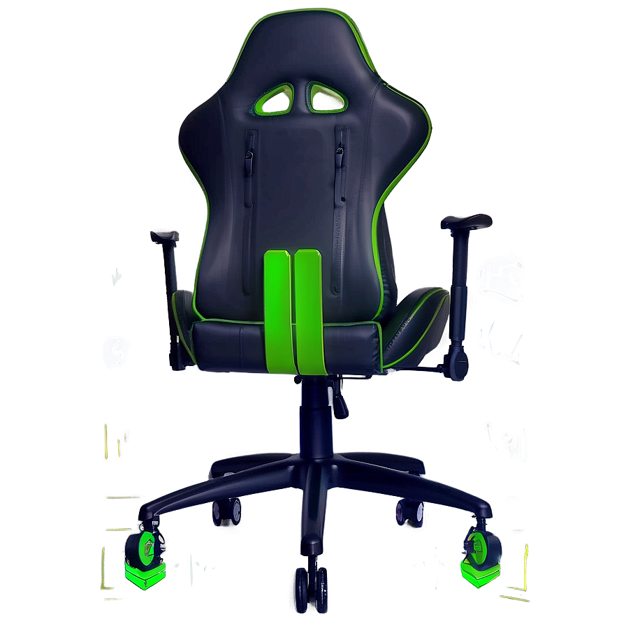 Green Gaming Chair Png Dyv PNG Image