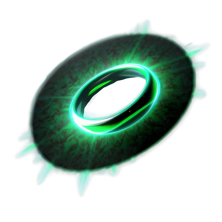 Green Glow Ring Png Jqw63 PNG Image