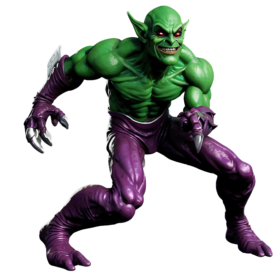 Green Goblin Figure Png 3 PNG Image