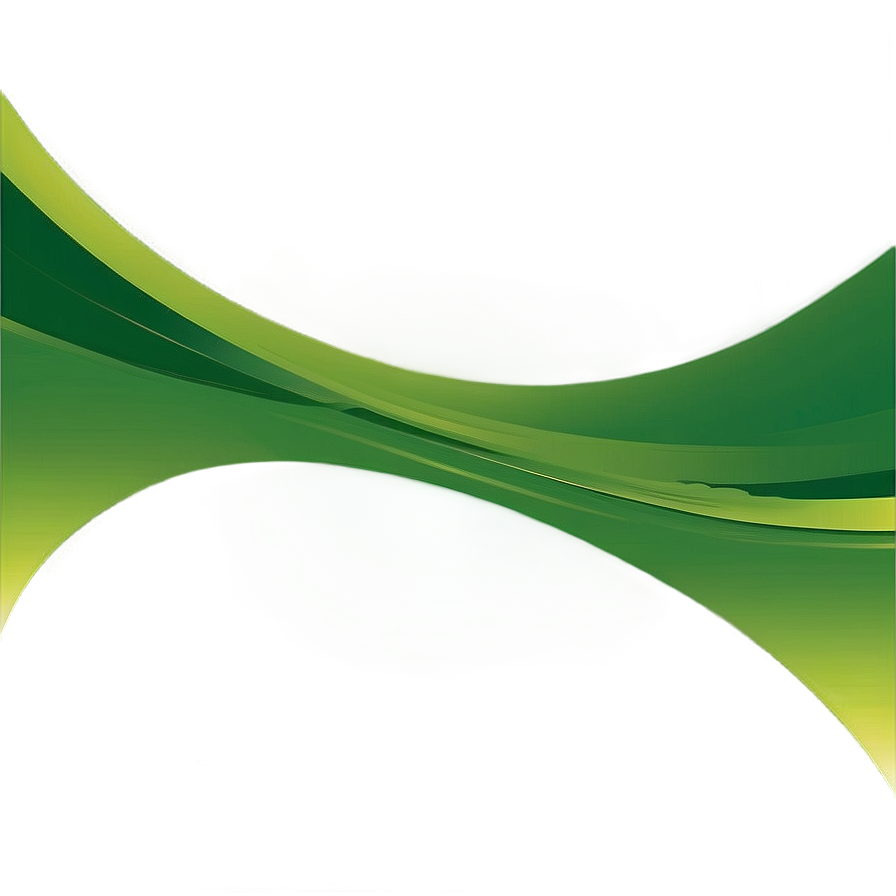 Green Gradient Abstract Swirl Png 58 PNG Image