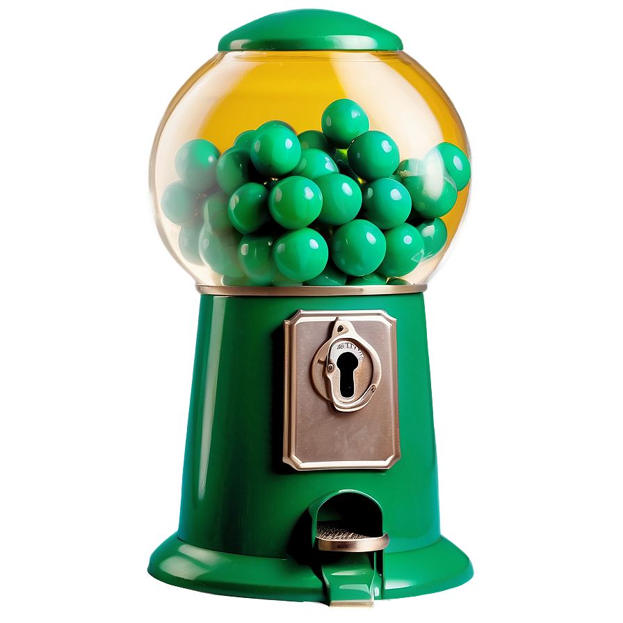 Green Gumball Machine Png 06292024 PNG Image