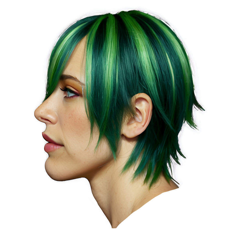 Green Hair Historical Figure Png Cfe PNG Image