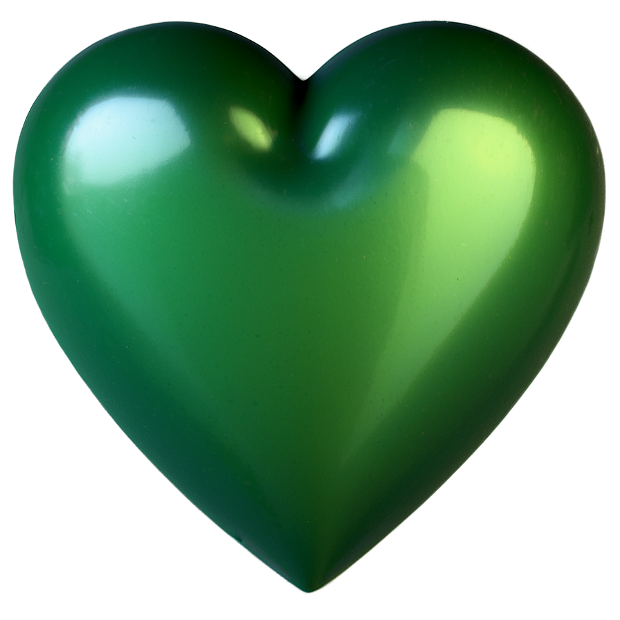 Green Heart Emoji Png Clipart 05042024 PNG Image