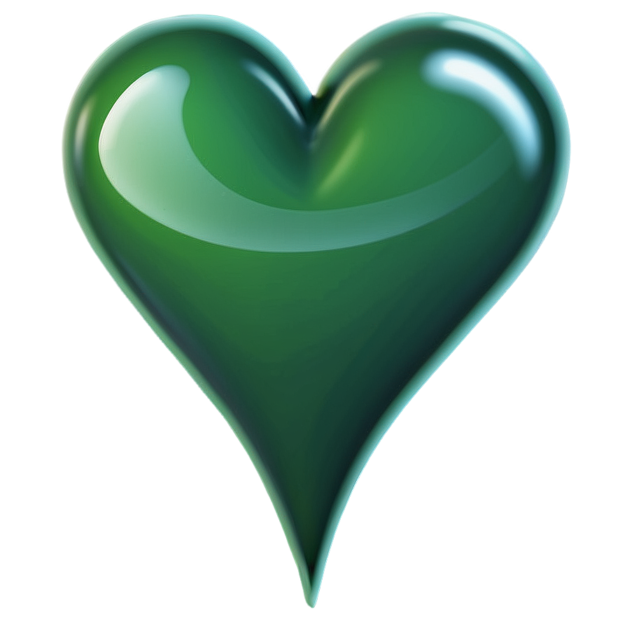 Green Heart Emoji Png Clipart 99 PNG Image