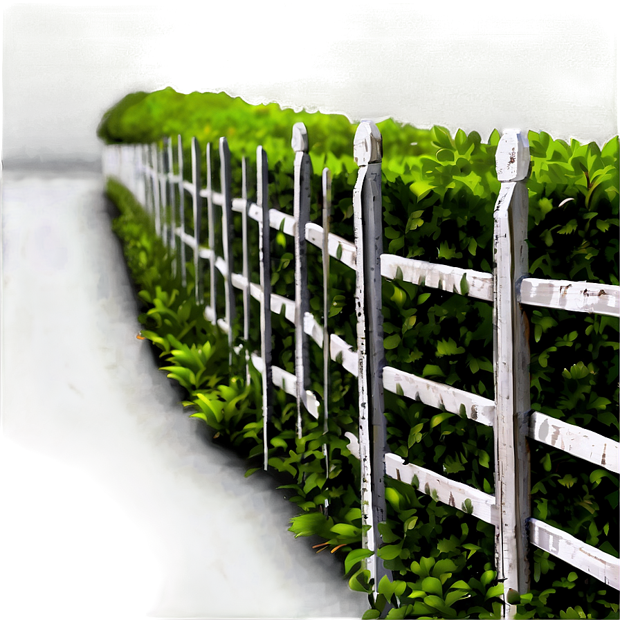 Green Hedge Fence Png 53 PNG Image