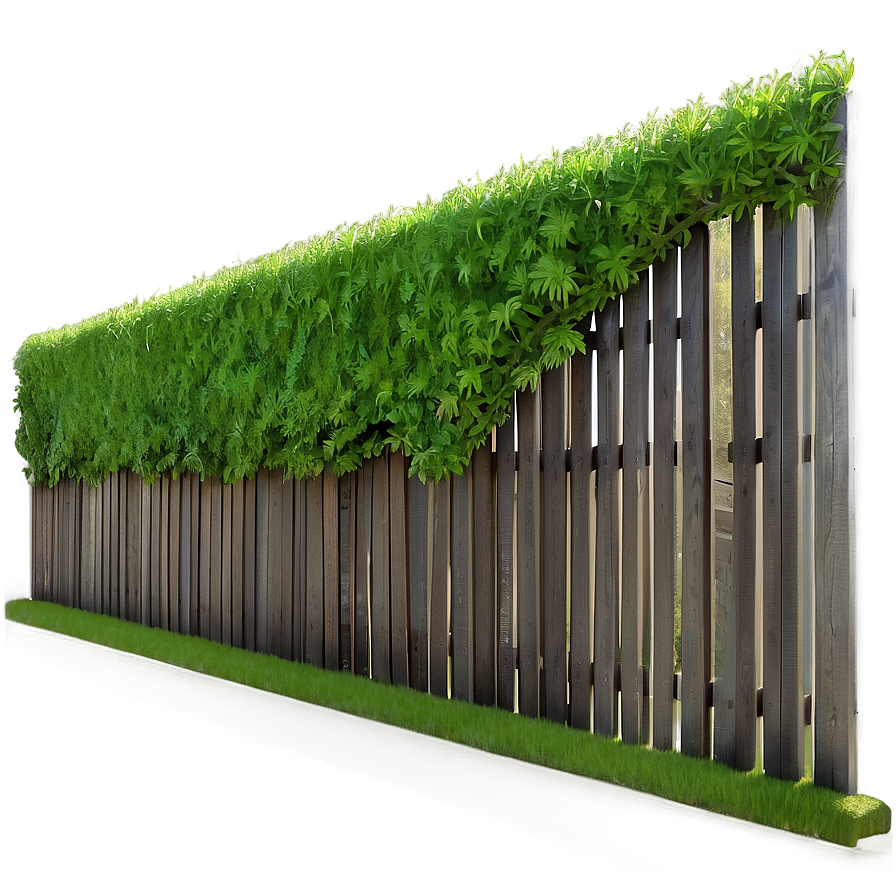 Green Hedge Fence Png Yxa PNG Image