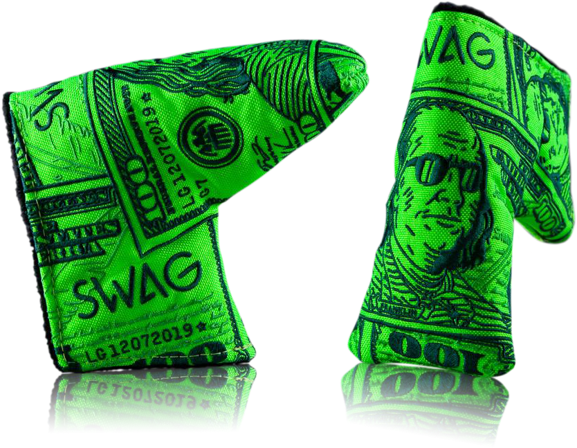 Green Hued100 Dollar Bill Crumpled PNG Image