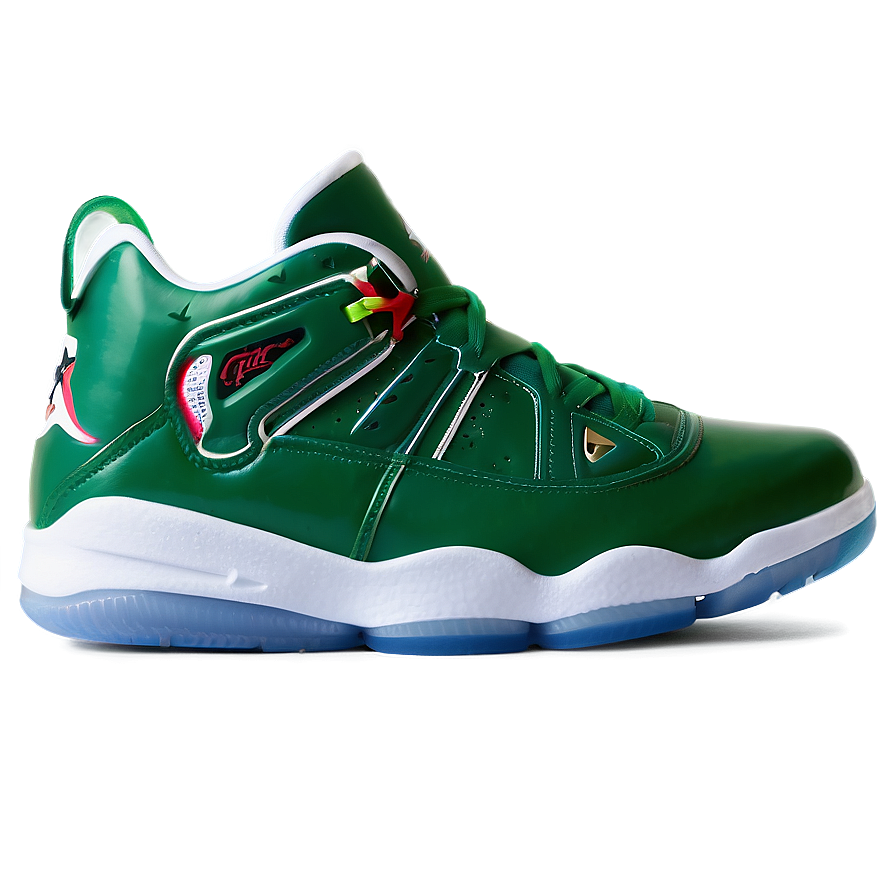 Green Jordan Shoes Png Ulj PNG Image