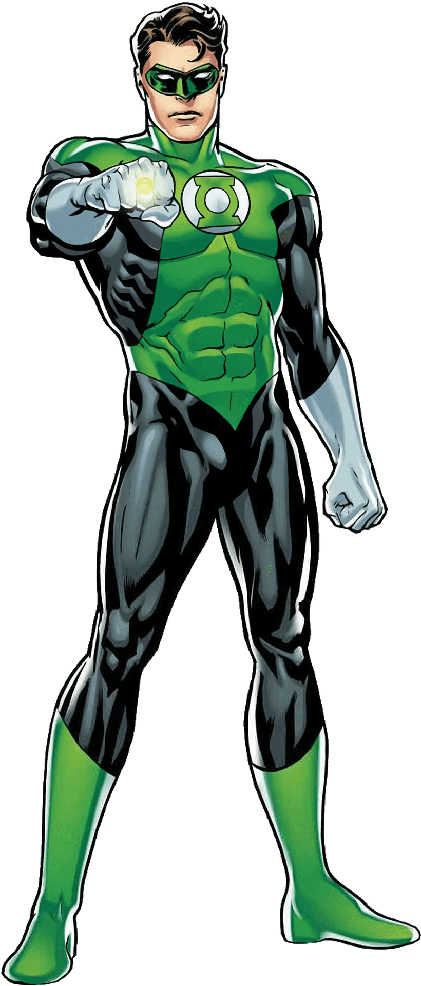 Green Lantern Power Pose PNG Image