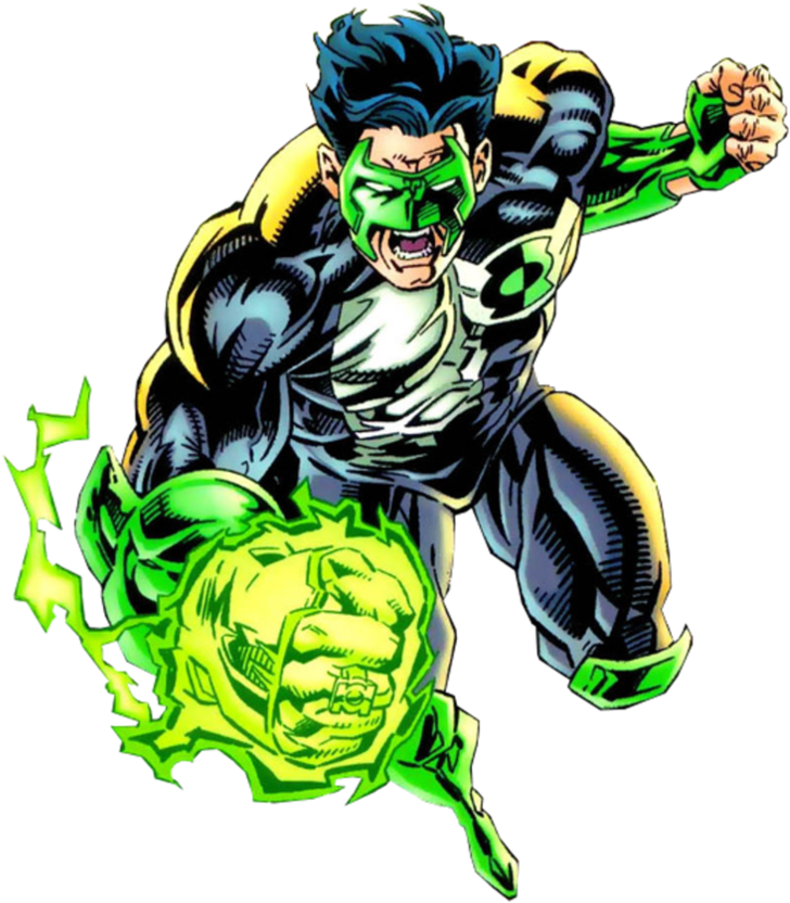 Green Lantern Power Punch PNG Image