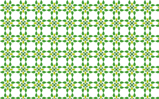 Green Leaf Pattern Background PNG Image