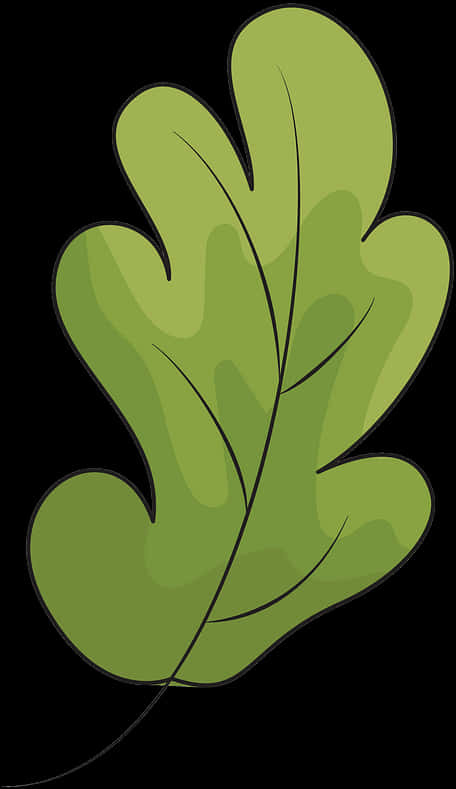 Green Leaf Vector Clipart PNG Image