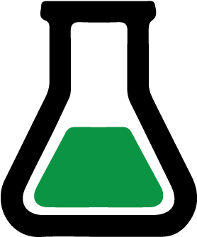 Green Liquidin Beaker Icon PNG Image