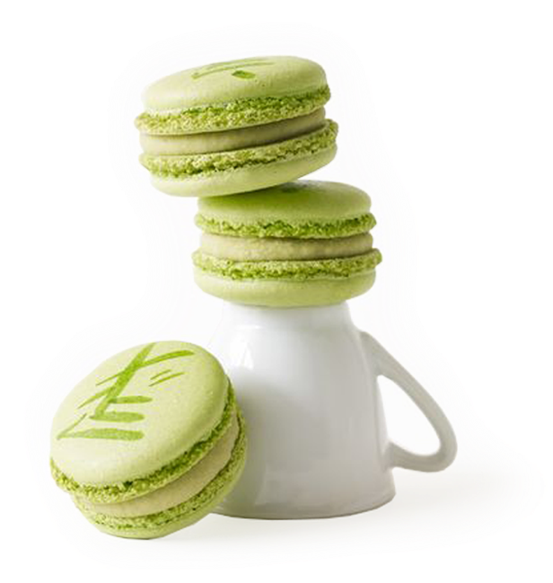 Green Macaronson White Mini Jug PNG Image