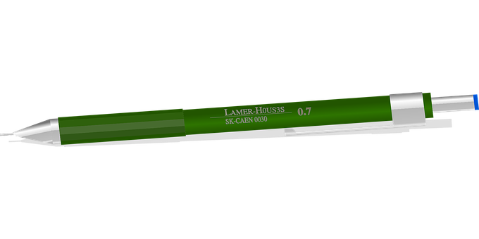 Green Mechanical Pencil0.7mm PNG Image