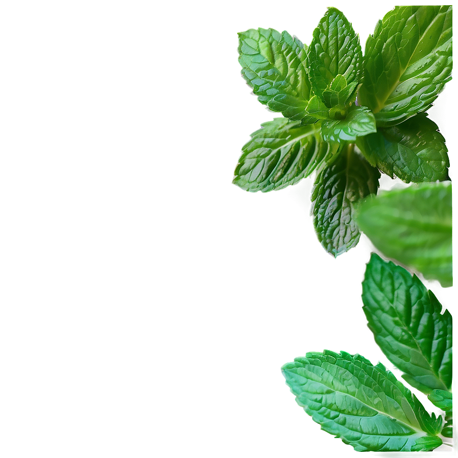 Green Mint Leaf Png Epc PNG Image