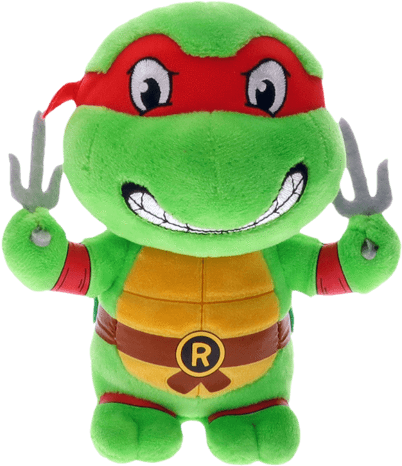 Green Ninja Turtle Plush Toy PNG Image