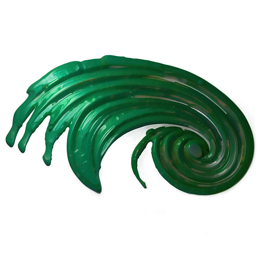 Green Paint Stroke Png Klm PNG Image