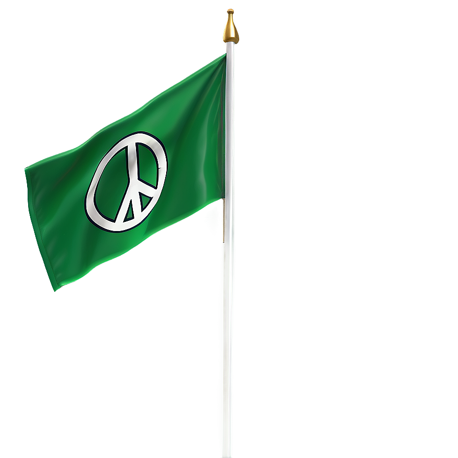 Green Peace Flag Png 06282024 PNG Image