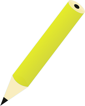 Green Pencil Graphic PNG Image