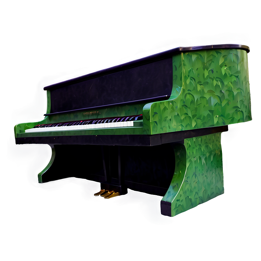 Green Piano Png Uhu PNG Image