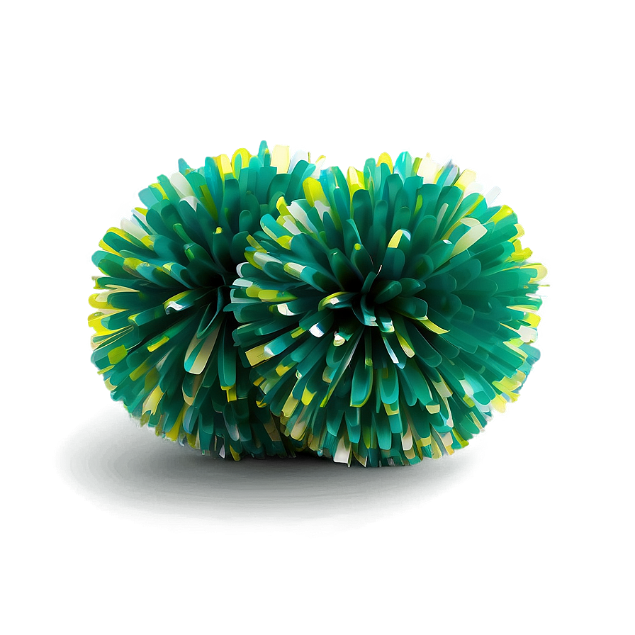 Green Pom Poms Png Tgj PNG Image